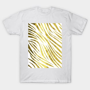 GOLD Safari Zebra Stripes T-Shirt